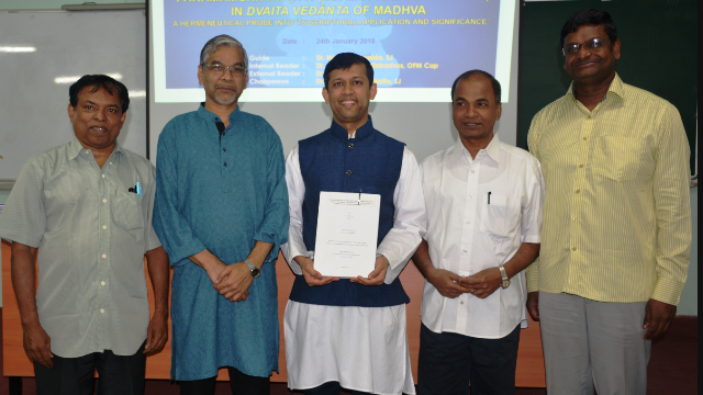 Fr Ivan Successfully Defends his Doctoral Dissertation in Indian Philosophy at Pune