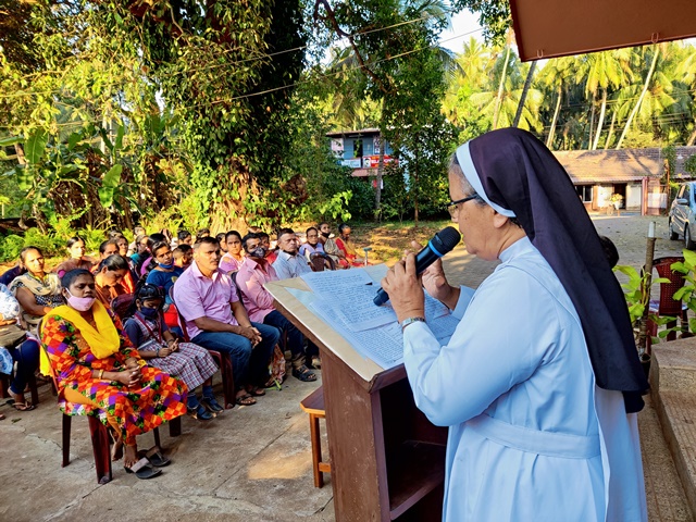 Love & Mission Shared at Kemmannu - Parents meet at St. Maria Goretti Convent