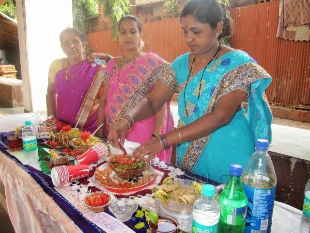 Cooking course, competition and exhibition held at Jagrutim Kendra, Jerimeri.