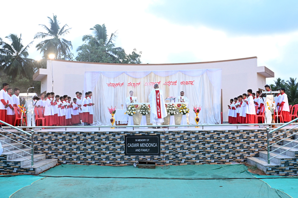 Holy Thursday also known as Maundy Thursday was Observed with Solemnity at St. John the Evangelist Church Shankarpura