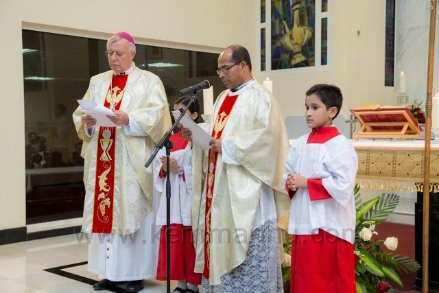 Fr. Augustine Fernandes OFM Cap installed as a new Parish Priest.