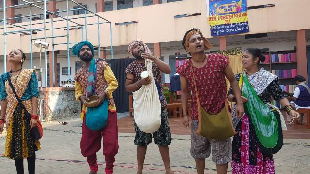 Milagres College, Kallianpur welcome the new trend play,   ‘We are the People of India…