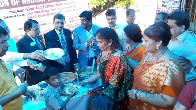 Miday Meal Project of Lns District 323 A2 inagurated in Bhandup, Mumbai.