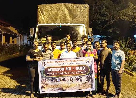 ICYM Mangalore Diocese initiates Mission KA-2019 - A humanitarian work towards families of flood affected areas in Karnataka and Kerala