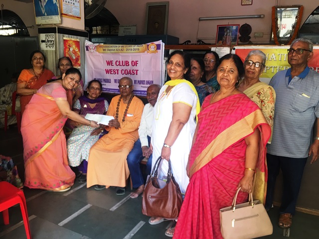 WE club of West Coast’s visit to BHARAT SEVASHRAM SANGHA, Vashi
