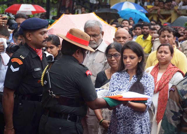 Major Kaustubh Rane laid to rest in Mumbai