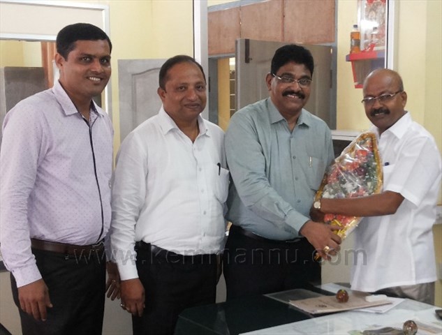 Shri. Nityananda D.Kotia congratulates Janardhan Thonse