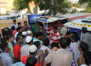 NAMA TULUVERU DISTRIBUTED â€™IFTARâ€™ TO LABOURERS IN AL QUOZ DURING THE HOLY MONTH OF RAMADAN