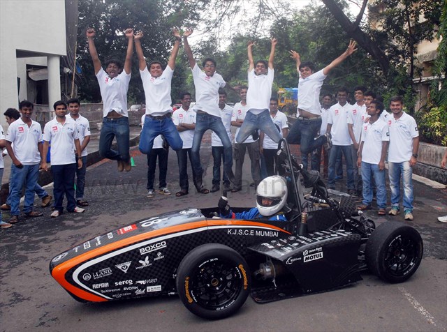 K. J Somaiya engineering students launch ORI - 2014 Formula Styled Race Car