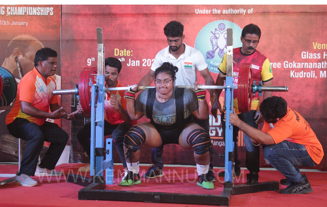 Udupi: Prathiksha Shetty, Kemmannu wins Gold Medal in Senior State Power-lifting championship 2021 - 3 New State Records.