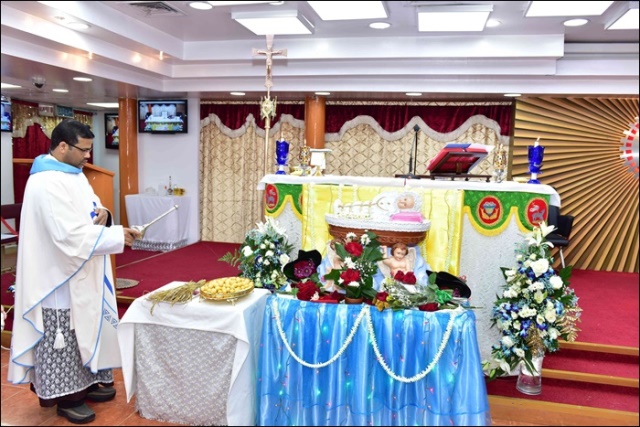 Kuwait:  Salmiya Church Celebrated Monthi Fest Kuwait:  Salmiya Church Celebrated Monthi Fest