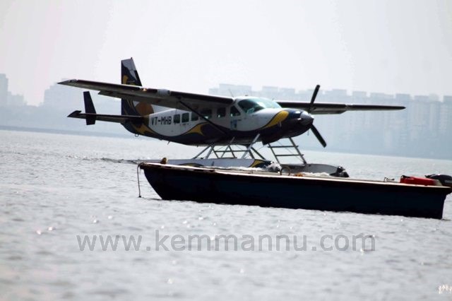 Seaplane makes trial landing in Mumbai