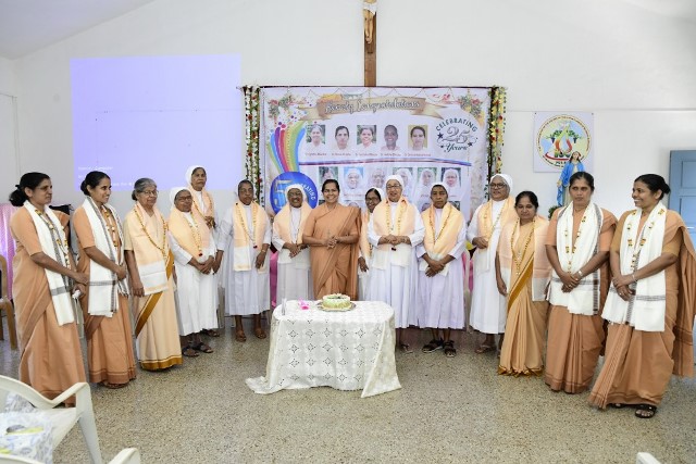 Jubilee Celebration of Bethany Sisters held at Bethany Provincialate, Vamanjoor, Mangalore