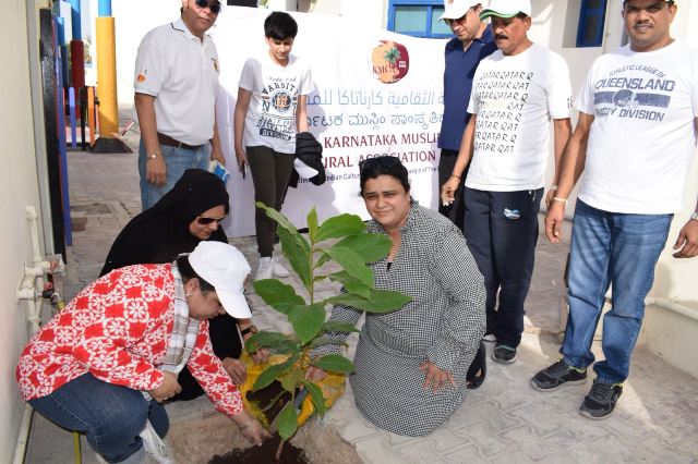 Doha Qatar: KMCA organised tree plantation event