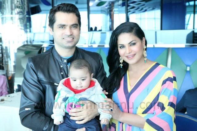 Actress Veena Malik celebrated her birthday in Dubai