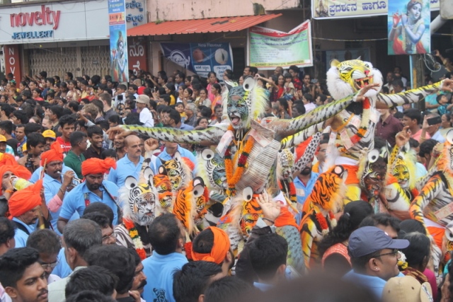 Udupi: Sea of Devotees throng  at Sri Krishna temple for Vittal Pindi Celebrations.