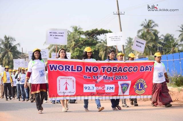 â€˜DHUM IDRE DHUM BIDIâ€™ concluded by the walkathon on world No Tobacco Day.