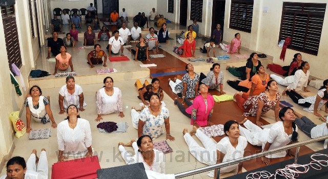 Udupi: International Yoga Day by Jayants Group