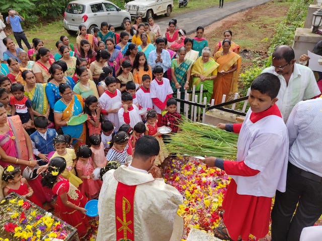 Nativity Fest celebrated with great devotion and fervor of Mother Mary at Our Lady of Perpetual Succour Church, Nirmalapadav