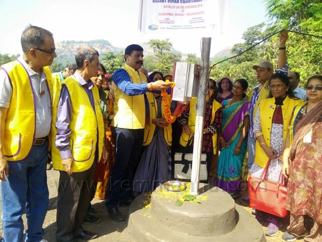 Mumbai: Sulshatpada in Dehekle Village Gets Salar Water Pump on the Eve of Diwali.
