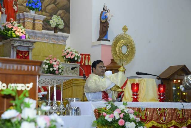 Fifth Day Novena held at Bondel Church-Mangalore