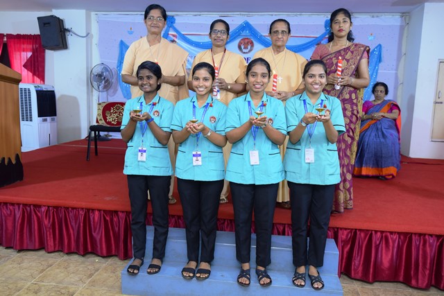 Lamp Lighting and Oath Taking Ceremony of Nursing Students at Athena College of Nursing, Mangalore.