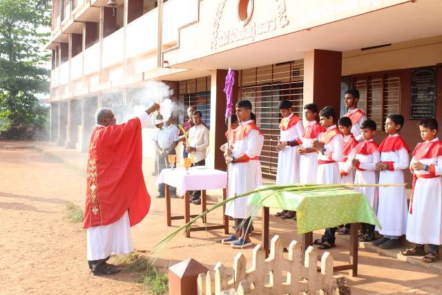 Palm Sunday was celebrated at St Thomas the Apostle Church, Nirkan