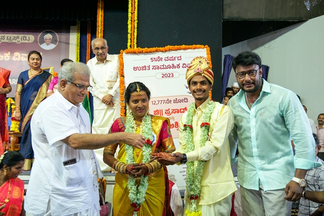 ಧರ್ಮಸ್ಥಳದಲ್ಲಿ 51ನೆ ವರ್ಷದ ಉಚಿತ ಸಾಮೂಹಿಕ ವಿವಾಹ: 201