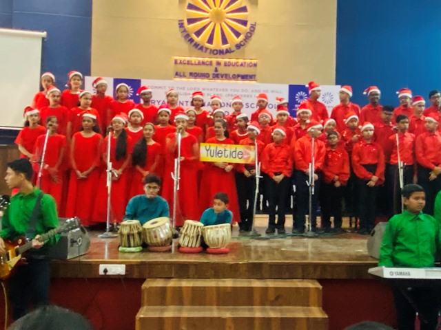 Carol singing ushers in Christmas celebrations at Ryan