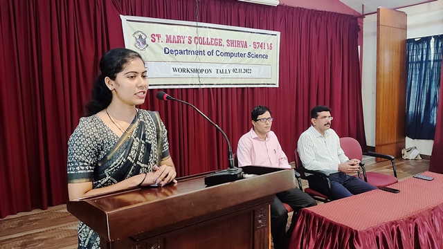 ಶಿರ್ವ ಸಂತ ಮೇರಿ ಮಹಾವಿದ್ಯಾಲಯದಲ್ಲಿ ಟ್ಯಾಲಿ ಕಾರ್ಯಗಾರ ಶಿರ್ವ ಸಂತ ಮೇರಿ ಮಹಾವಿದ್ಯಾಲಯದಲ್ಲಿ ಟ್ಯಾಲಿ ಕಾರ್ಯಗಾರ