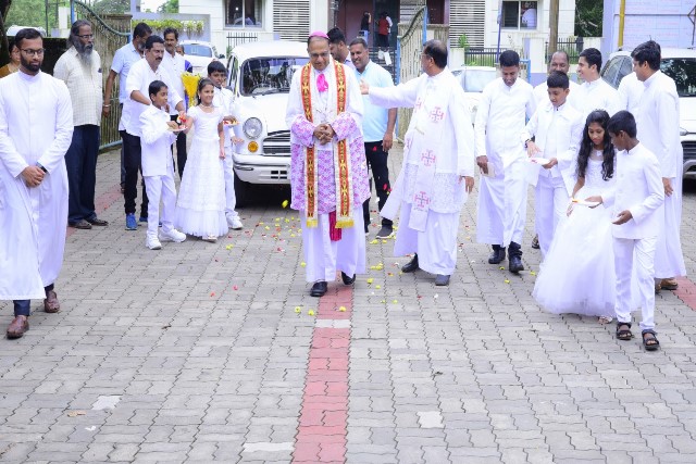 Pastoral Visit of Bishop Peter Paul Saldanha to St. Lawrence Church Bondel, Mangalore