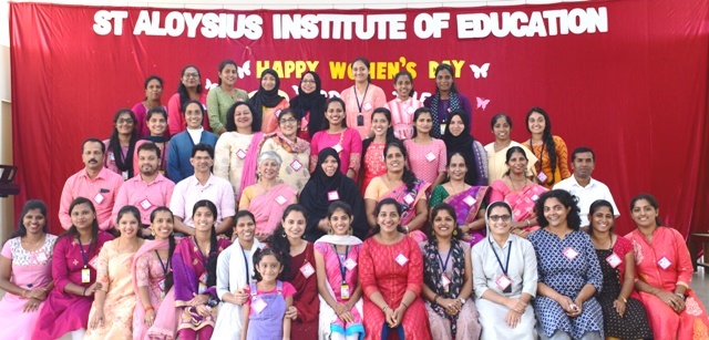 Mangaluru: St Aloysius B. Ed College observes International Women’s Day