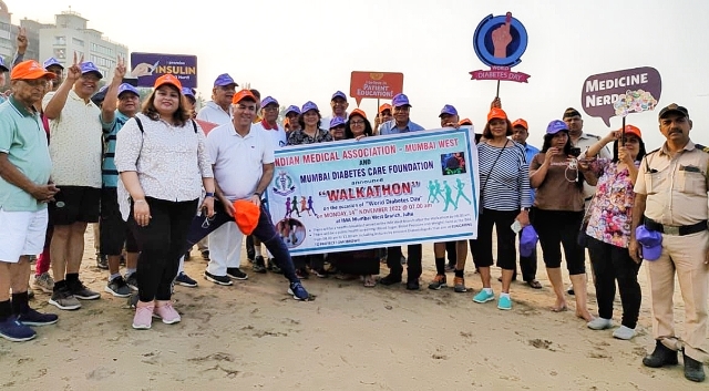 Mumbai:  ’Walkathon’ on the occasion of ’World Diabetes Day’