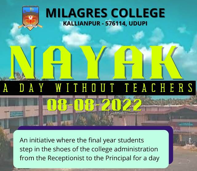 A day without teachers at Milagres College, Kallianpur