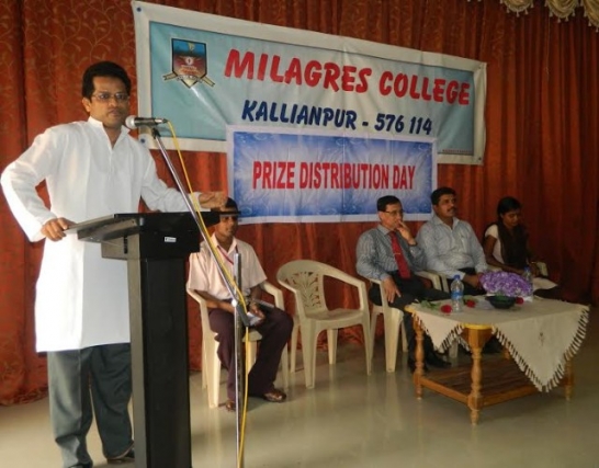 Value Education program held at Milagres College, Kallianpur