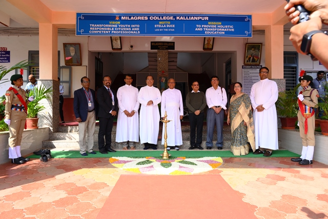 NAAC Peer Team visit to Milagres College, Kallianpur.