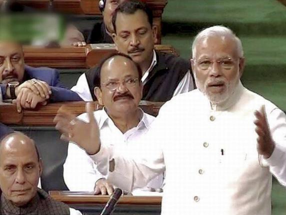 â€˜India firstâ€™ only religion of government, Constitution its only scripture: Modi
