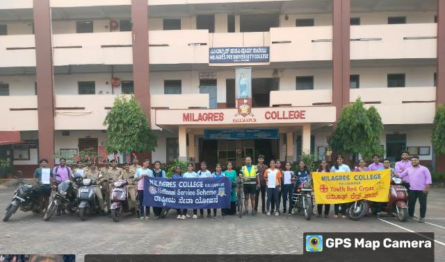 Milagres College Kallianpur organized a Constitution Vigilance Jatha