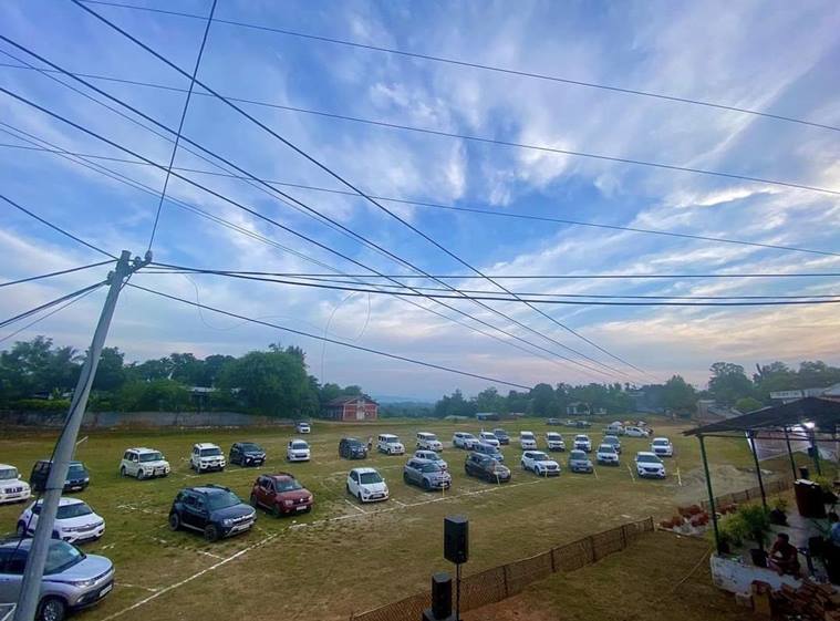 In Nagaland, the faithful now flock to Sunday ‘drive-in worship’ sessions In Nagaland, the faithful now flock to Sunday ‘drive-in worship’ sessions