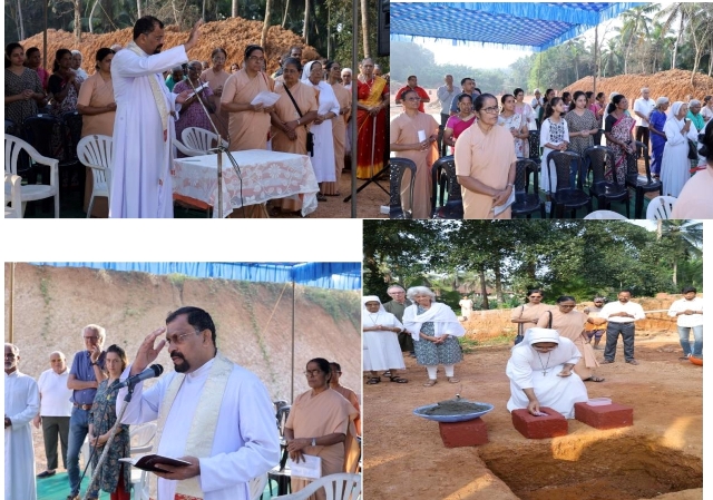 Blessing and Laying of Foundation Stone for Destitute Women at Olavina Halli, Mangalore.