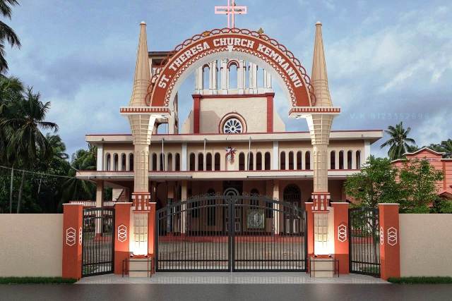 Monitor’s installed at Kemmannu Church Wings, Foundation  stone laid for Church Arch.