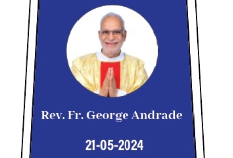 Golden Jubilee Greetings to our honoured pastor – Rev. Fr. George Andrade, Barkur