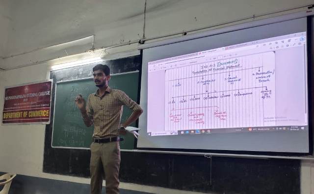 Guest Lecture Program on Indian Accounting Standard 1 (IND AS 1), Held at Poorna-prajna Evening College, Udupi.
