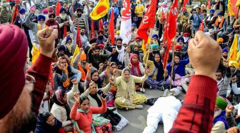 Farmers’ protest: As their numbers swell, Haryana farmers say they will surpass Punjab count Farmers’ protest: As their numbers swell, Haryana farmers say they will surpass Punjab count