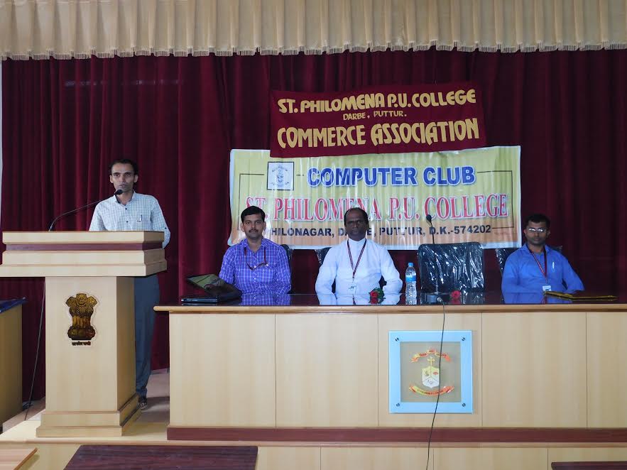 Guest Lecture on Leadership held at St. Philomena PU College, Puttur