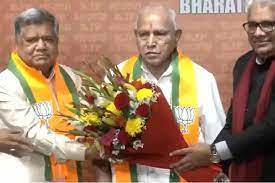 Former CM Jagadish Shettar rejoins BJP after short tryst with Congress