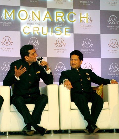 Sachin Tendulkar unveils Monarchâ€™s luxurious Cricket and Bollywood cruise