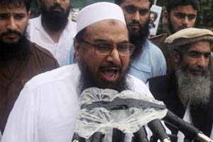 Hafiz Saeed addresses mass rally in Pakistan, denounces India as a terrorist state