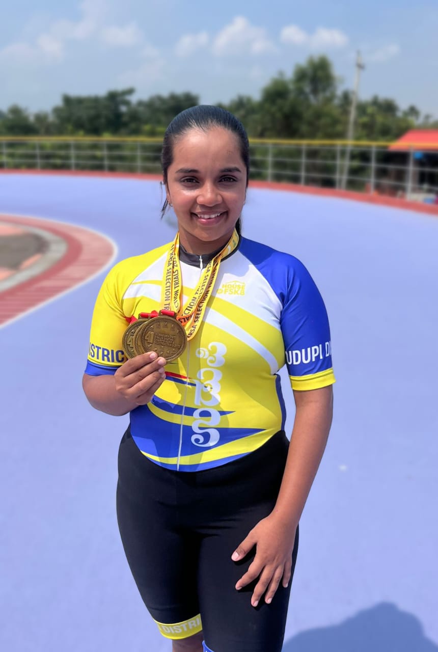 Janita Velika D’Souza shines at State-level Skating Championship Janita Velika D’Souza shines at State-level Skating Championship