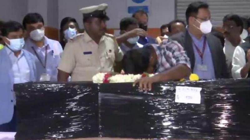 Indian student’s body arrives in Bengaluru from Ukraine